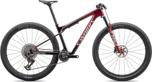 Specialized S-Works Epic World Cup Gloss Red Tint / Flake Silver Granite / Metallic White Silver M