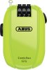 Abus Spezialschloss Combiflex StopOver 65 Code ohne Halter neon gelb 