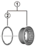 Shimano Lock-Ring & Spacer CS-M8100/7100 