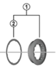 Shimano Lock-Ring & Spacer CS-LG600-11 