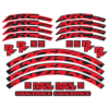 Race Face Decal Kit Turbine R 30/ARC 30/AR 30 one size red