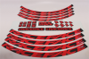 Race Face Decal Kit Next R 31/ARC 30HD/ARC & AR 31-35 one size red